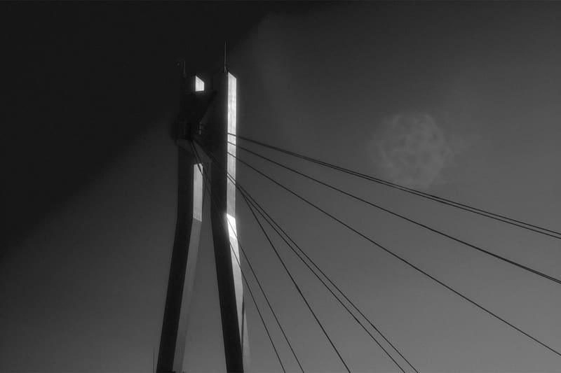 A photograph made with the Red Filter B&W recipe