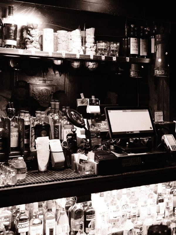 A photograph made with the Newsprint recipe